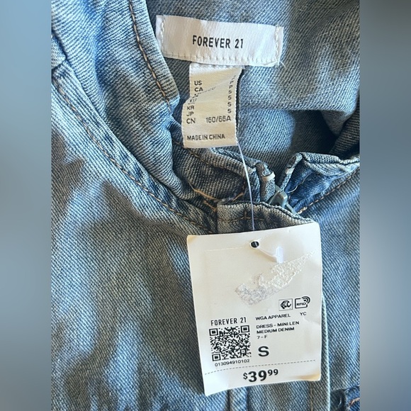 Forever 21 Cinched Denim
Womens Sleeveless Empire Waist
Dress Juniors Size S - Picture 11 of 11